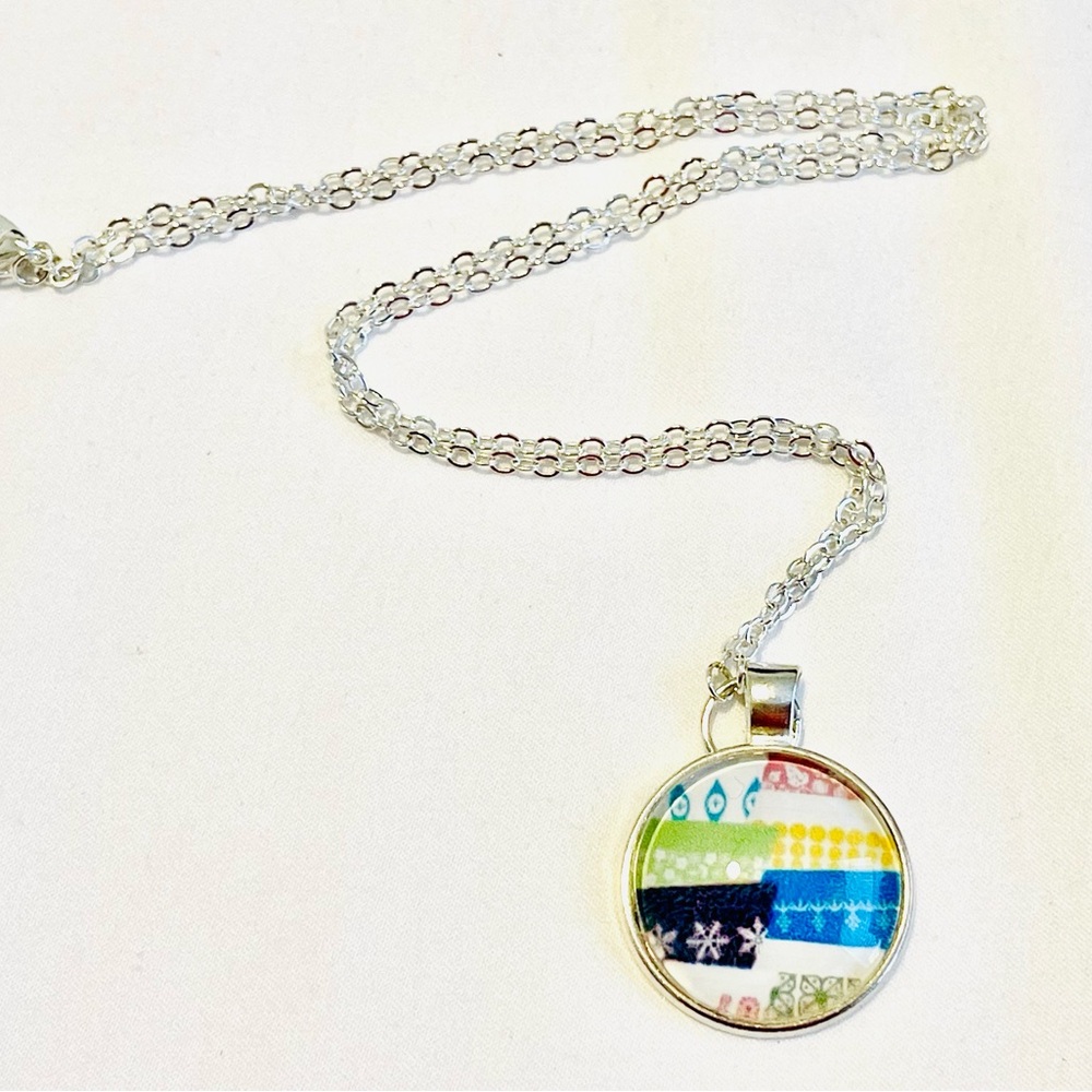 Vintage Pyrex Collectible bowls Pendant Necklace